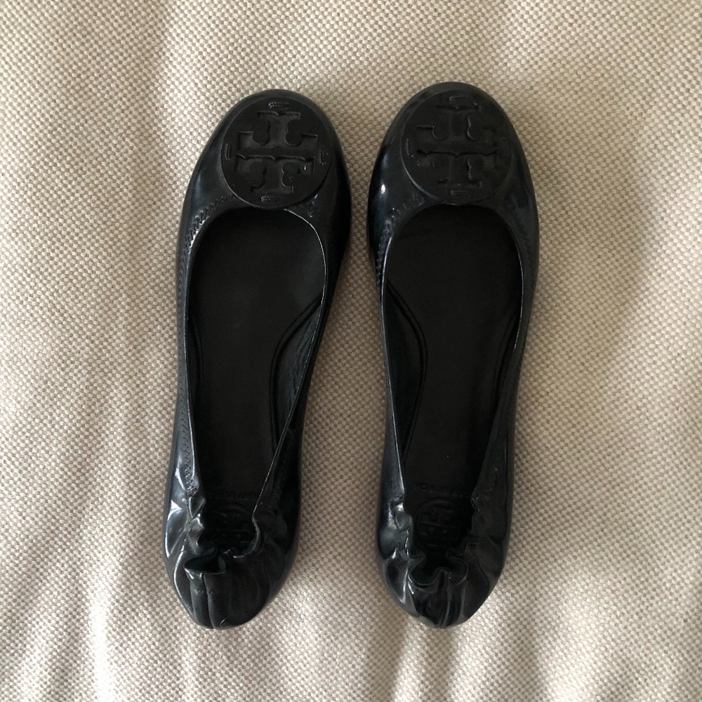 Tory Burch Minnie Travel Flat in Patent Leather